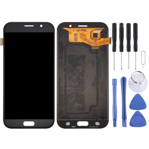 Samsung Galaxy A7 (2017) Super AMOLED LCD Screen with Digitizer - Black - 1
