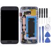 OLED LCD Screen for Galaxy S7/G930V Digitizer Full Assembly with Frame - Grey - 1