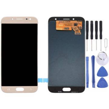 Super AMOLED LCD Screen for Galaxy J7 (2017) Gold - 1