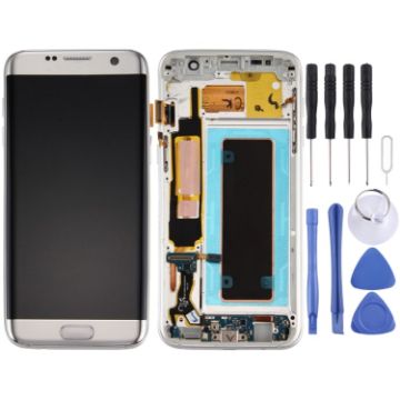 LCD Screen Digitizer Assembly for Galaxy S7 Edge/G935A Silver - 1