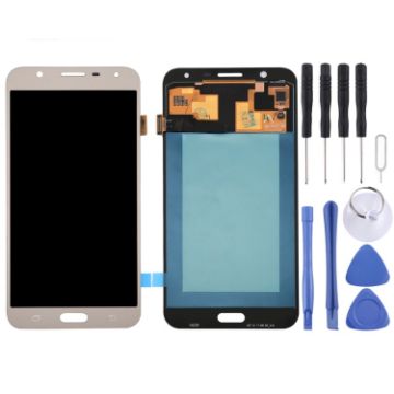 LCD Display + Touch Panel for Galaxy J7 Neo J701F/DS J701M Gold - 1