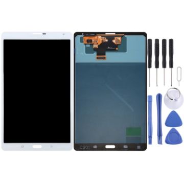 Samsung Galaxy Tab S 8.4 LTE/T705 LCD Screen with Digitizer - White - 1