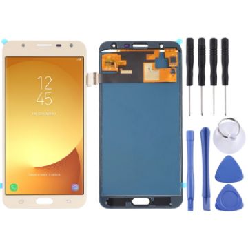 Gold TFT LCD Screen for Galaxy J7 Neo J701F/DS J701M - Full Assembly - 1
