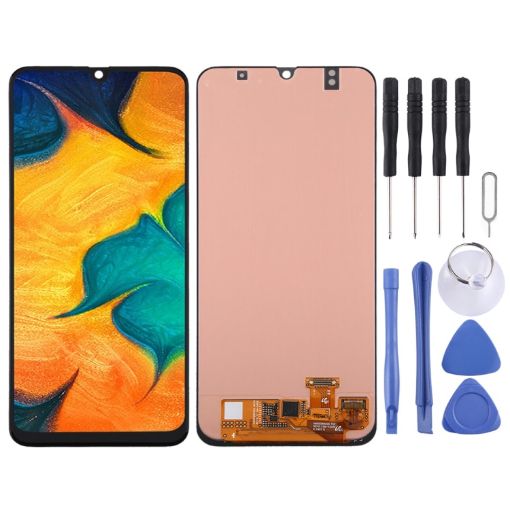 Samsung Galaxy A30 Super AMOLED LCD Screen with Digitizer - Black - 1