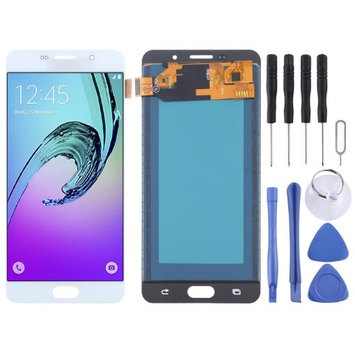 LCD Screen and Digitizer Assembly for Galaxy A7 (2016) - White - 1
