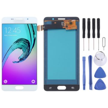 TFT LCD Screen for Galaxy A5 (2016)/A510 with Digitizer - White - 1