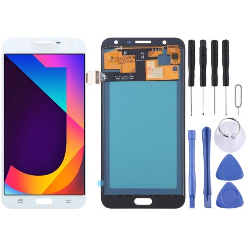 TFT LCD Screen & Digitizer Assembly for Galaxy J7 Neo/J701 - White - 1