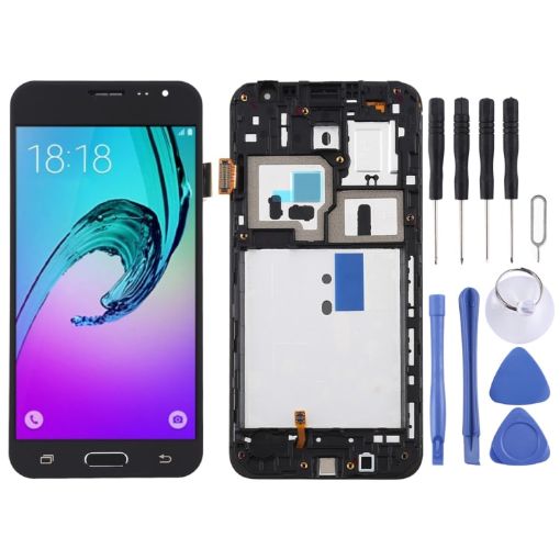 Samsung Galaxy J3 (2016) TFT LCD Screen Digitizer Assembly - Black - 1