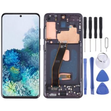 Samsung Galaxy S20 4G SM-G980 LCD Screen Assembly (Black) - 1