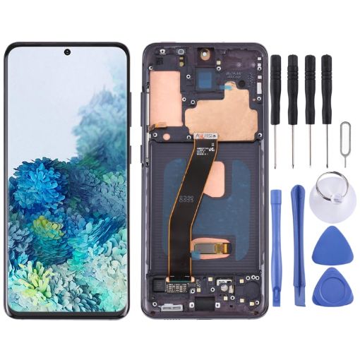 Samsung Galaxy S20 4G SM-G980 LCD Screen Assembly (Black) - 1