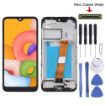 Samsung Galaxy A01 LCD Screen Digitizer Assembly with Frame - Black - 1