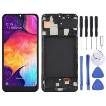 Samsung Galaxy A50 TFT LCD Screen SM-A505U Digitizer Assembly With Frame - 1