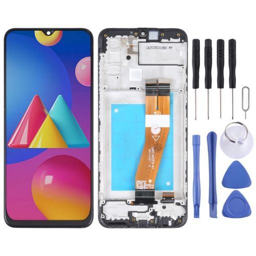 Samsung Galaxy M02s LCD Screen and Digitizer Assembly - Black - 1