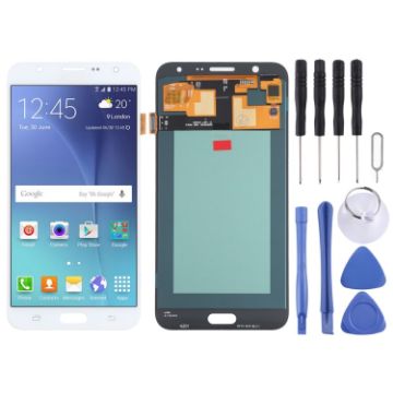 Samsung Galaxy J7 SM-J700 OLED LCD Screen with Digitizer - White - 1