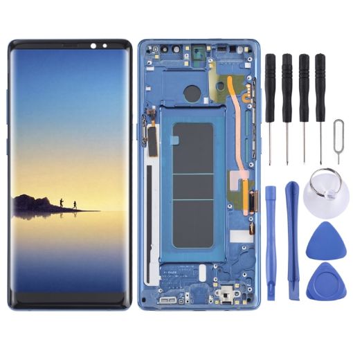 Samsung Galaxy Note 8 SM-N950 OLED LCD Screen Digitizer Assembly Blue - 1
