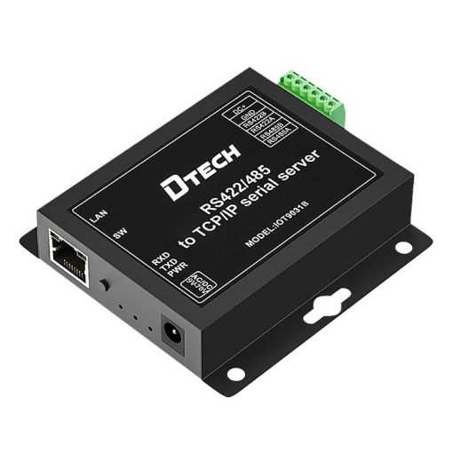 DTECH IOT9031B RS485/422 To TCP/IP Ethernet Serial Port Server - 1
