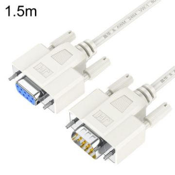 Picture of JINGHUA B110 Male To Female DB Cable RS232 Serial COM Cord Printer Device Connection Line, Size: 1.5m (Beige)