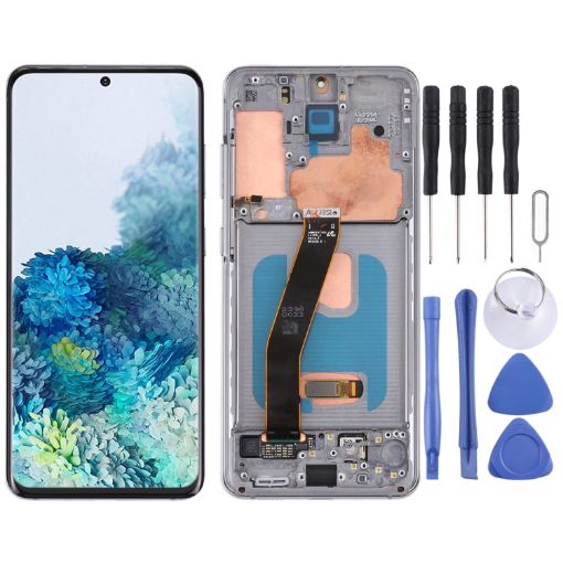 Samsung Galaxy S20 4G SM-G980 LCD Screen Assembly (Grey) - 1