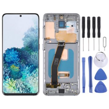 Samsung Galaxy S20 SM-G980 OLED LCD Screen 6.28" Digitizer Assembly Grey - 1