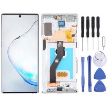 Samsung Galaxy Note10+ SM-N975 OLED LCD Screen Digitizer Assembly Silver - 1