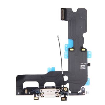 Charging Port Flex Cable for iPhone 7 Plus - White - 1
