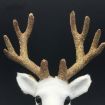 Picture of Simulation Deer Home Ornaments Plush Christmas Deer Doll Holiday Decorations, Size:15x15cm, Specification:Twist Head
