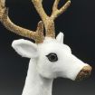 Picture of Simulation Deer Home Ornaments Plush Christmas Deer Doll Holiday Decorations, Size:15x15cm, Specification:Twist Head
