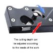 Adjustable Depth Woodworking Chamfering Planer - 1/8 Round Cutter Head - 4