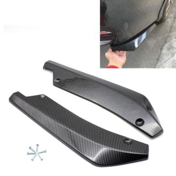 Carbon Texture Car Rear Spoiler Protector Guard Sticker - 1