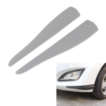 Picture of 1 Pair Car Solid Color Silicone Bumper Strip, Style: Short (Grey)