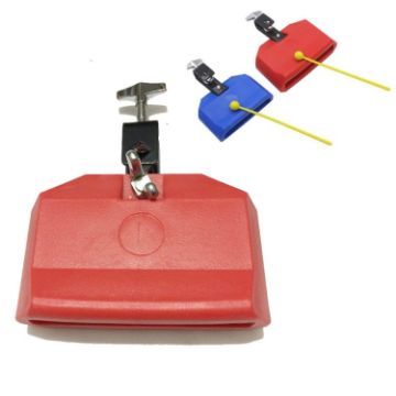 Red Large Plastic Cowbell Drum - Kindergarten Teaching Aid & Percussion - 1