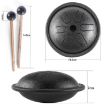 Pocket Drum Ethereal Hand Drumming Percussion Instrument (Obsidian) - 4