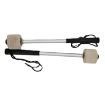 Wool Felt Stainless Steel Non-Slip Drumsticks - Kick Drum Hammers - 3