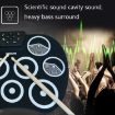 Silicone Folding Hand-Rolled Drum DTX Game Strike Board - White - 4