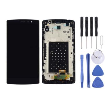 LCD Screen & Digitizer Assembly w/ Frame for LG G4 Beat/G4 Mini - Black - 1