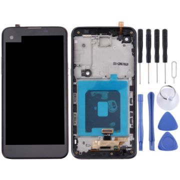 LG X Screen/K500 TFT LCD Screen with Digitizer Full Assembly (Black) - 1