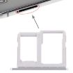 LG Q6/M700/M700N/G6 Mini Silver SIM Card Tray + Micro SD Card Tray - 1