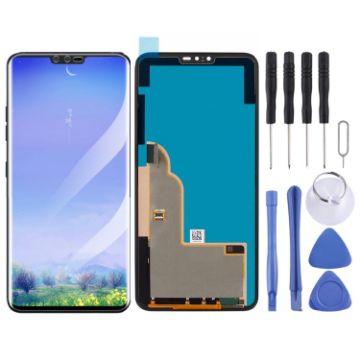LG V40 ThinQ LCD Screen with Digitizer Assembly - Black - 1