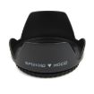 62mm Lens Hood for Cameras - Screw Mount - Black - 1