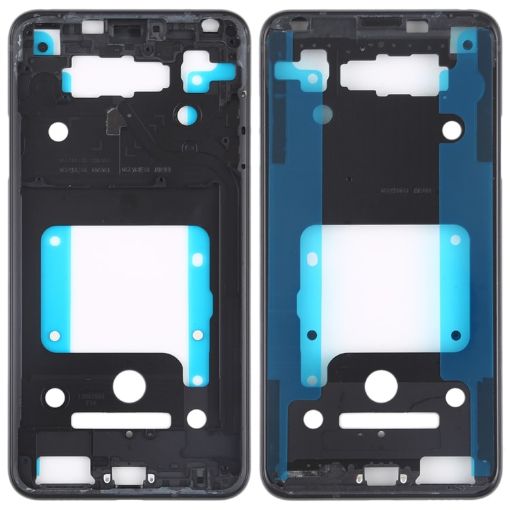 Black Front Housing LCD Frame Bezel Plate for LG V30 - Fits VS996/LS998U - 1