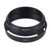 49mm Metal Vented Lens Hood for Fujifilm X100 - Black - 3