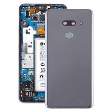 Battery Back Cover with Camera Lens & Fingerprint Sensor for LG G8 ThinQ Silver - 1