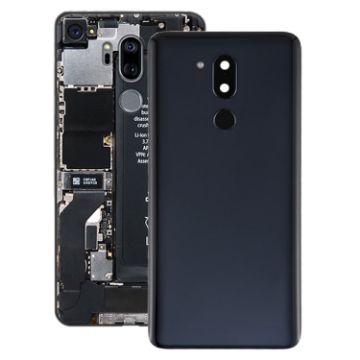Battery Back Cover with Camera Lens & Fingerprint Sensor for LG G7 ThinQ (Black) - 1