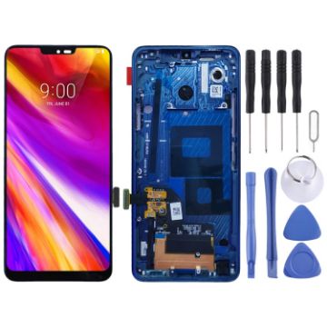 LCD Screen for LG G7 ThinQ Full Assembly with Frame - 1