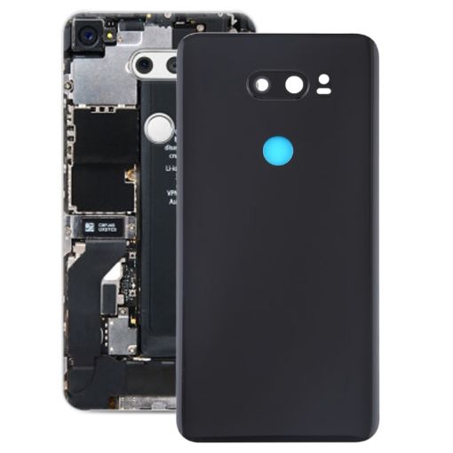 Battery Back Cover with Camera Lens for LG V30 - Black - 1