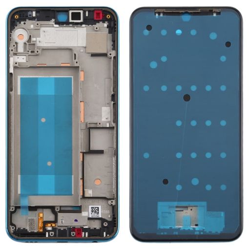 Blue Front Housing LCD Frame Bezel Plate for LG K50/K12 MAX - 1