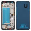LG K40/K12+ Front Housing LCD Frame Bezel Plate - Black - 1