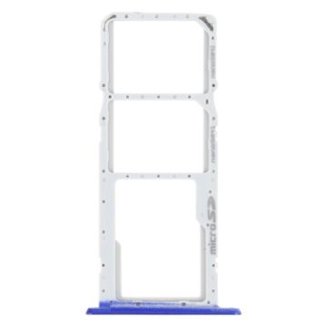 SIM Card Tray + Micro SD Card Tray for LG K22 Blue - 1