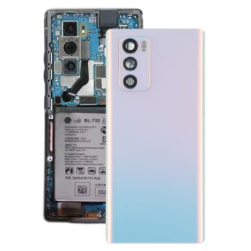 White Back Battery Cover for LG Wing 5G LMF100N LM-F100V - 1