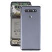 Black Back Battery Cover for LG K51s LM-K510 - Genuine Replacement - 1